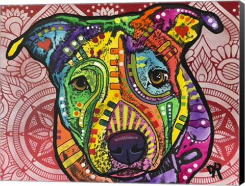 Framed Eyes are the Window to the Soul Print