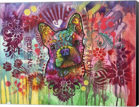 Framed Frenchie Jacket Print