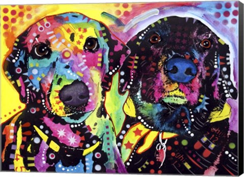 Framed Daisy and Noel Print