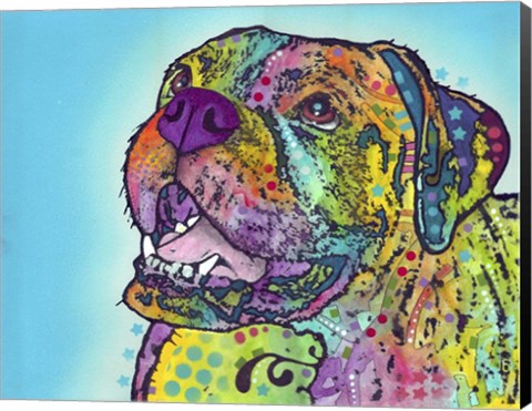 Framed Smiling Boxer Print