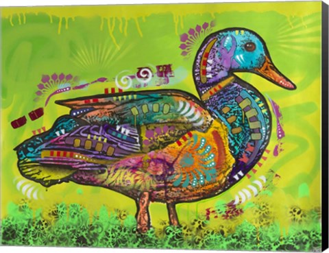 Framed Electric Duck Print