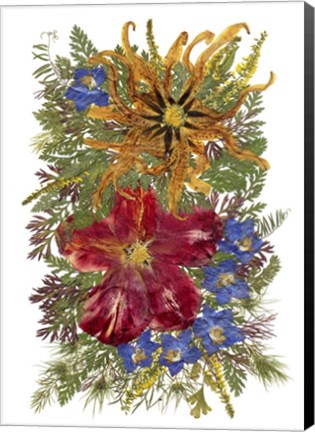 Framed Flower Fantasy 8 Print