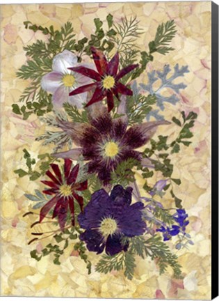 Framed Flower Fantasy 28 Print