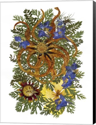 Framed Flower Fantasy 37 Print