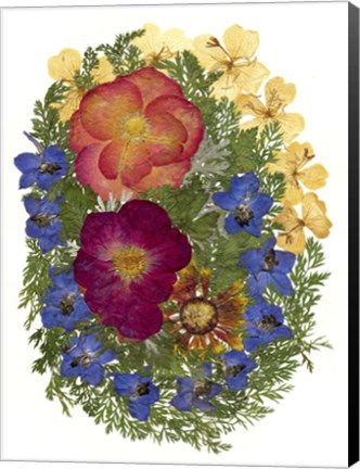 Framed Flower Fantasy 40 Print