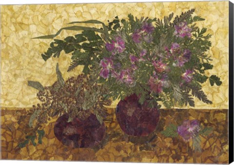 Framed Still Life With Two Vases 1 Print