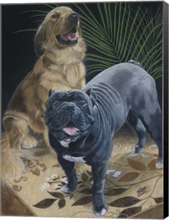 Framed Elliot and Gus Print