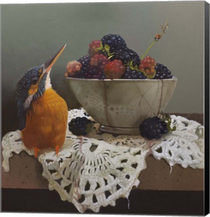 Framed Kingfisher Print
