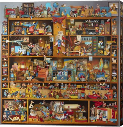 Framed Toys Tale Print