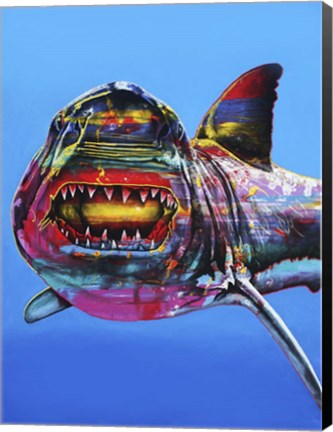 Framed Bite me Print