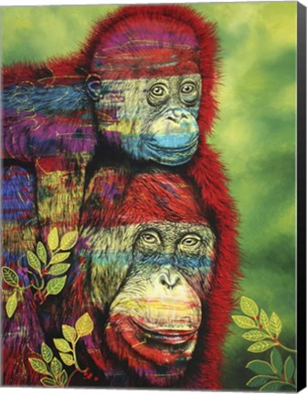Framed Hanging around Print