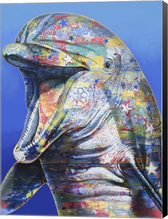 Framed Dolphin Print