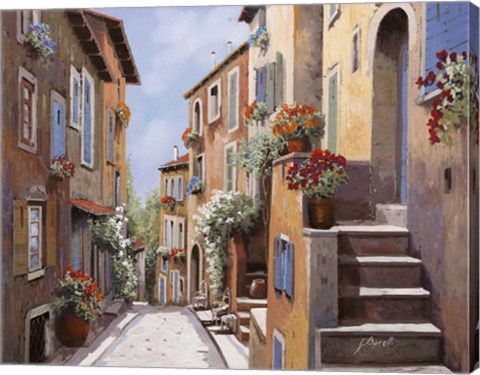 Framed Haut de Cagnes Print