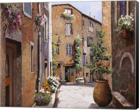 Framed Les Tourrettes Print