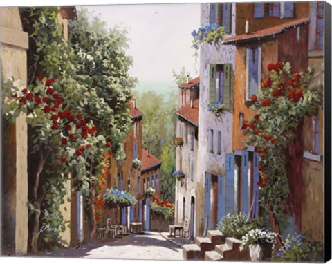 Framed Vecchia Cagnes Print