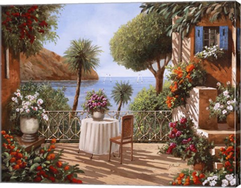 Framed Attesa di Qualcuno Print