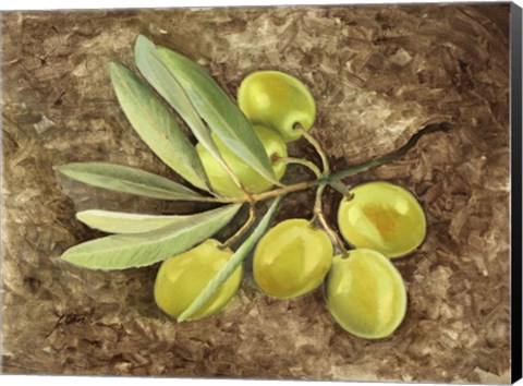 Framed Olive Print