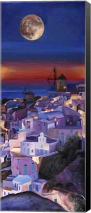 Framed Crepuscolo Tra I Mulini Print