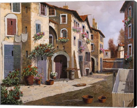 Framed Ombre Per Strada Print