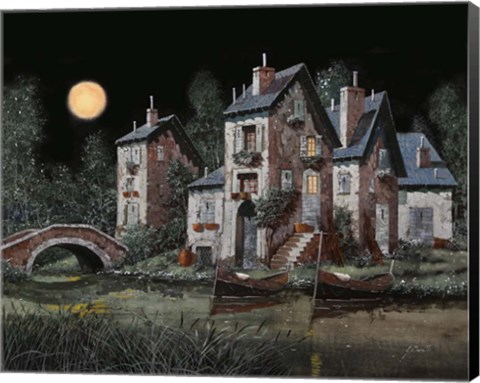 Framed Verde Notturno Print