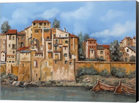 Framed Borgo Sul Torrente Print