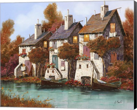 Framed Case Al Crepuscolo Print