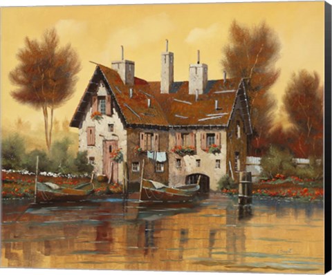 Framed Luce Gialla Print