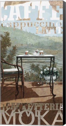 Framed Caffe Cappuccino E Latte Print