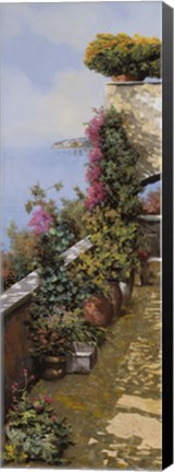 Framed L'angolo Fiorito Print