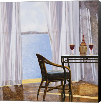 Framed Due Rossi Al Mare Print