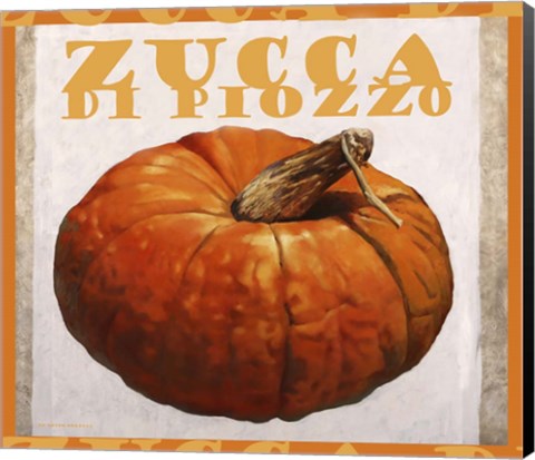 Framed Zucca Di Piozzo Print