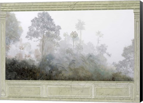 Framed Nebbia Di Marmo Grigio Print
