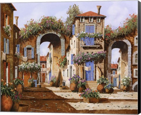 Framed Arcate Nel Borgo Print