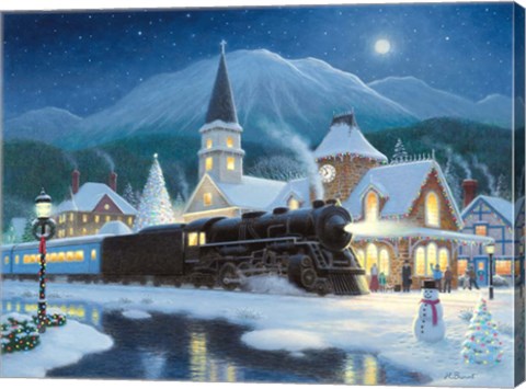 Framed Aurora Express Print