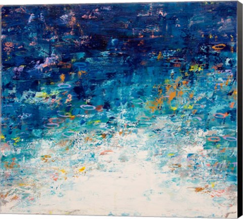 Framed Lily Pond 2 Print