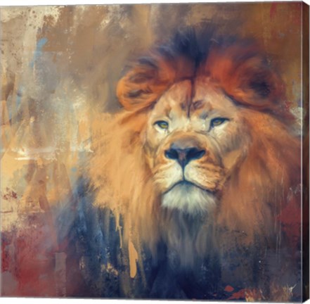 Framed Lion Energy Print