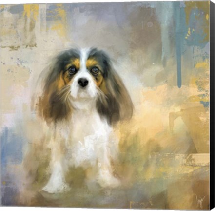 Framed Attentive Cavalier Print