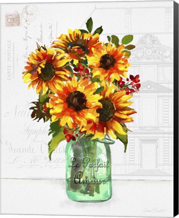 Framed Le Parfait Jar B Print