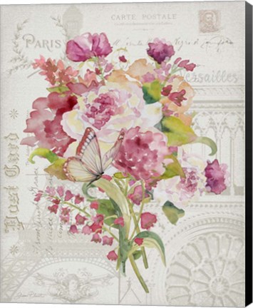 Framed Bouquet Francais A Print