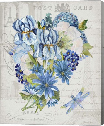 Framed Bouquet Francais D Print