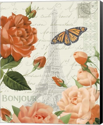 Framed Fleurs Francaises B Print