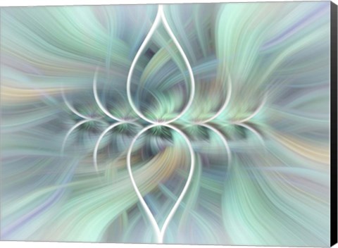 Framed Mystery of Colors Sigh of Bliss Print