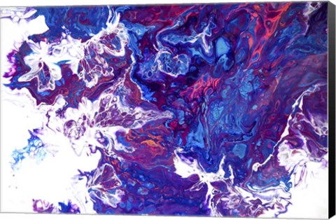Framed Fluid Acrylic Arabian Fairytales 4 Print