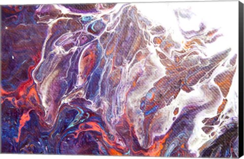 Framed Fluid Acrylic Arabian Fairytales 5 Print
