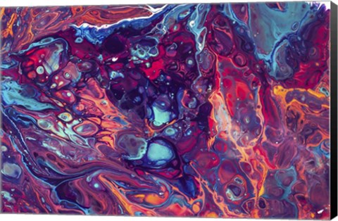 Framed Fluid Acrylic Arabian Fairytales Print
