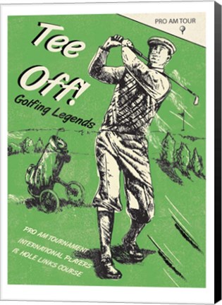 Framed Golf Print