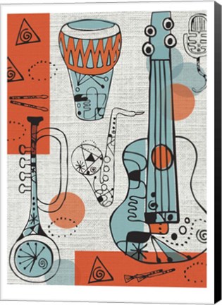 Framed Jazz Print