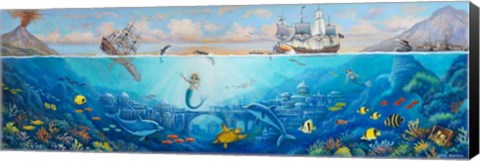 Framed Guardians of Atlantis Print