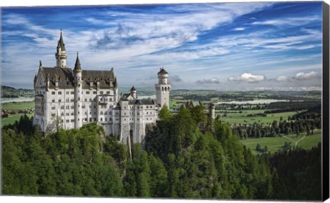 Framed Castle In The Sky Print