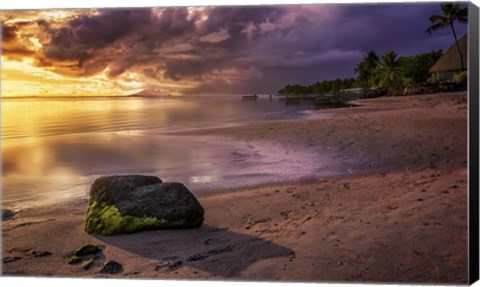 Framed Island Sunset Print